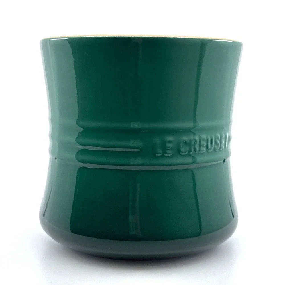 Le Creuset Artichaut Green Large Utensil Crock 2.3L / 2.38 Qt Stoneware 2102